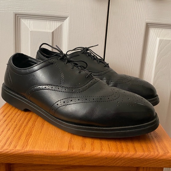 Red Wing Shoes Other - RED WING SHOES 8701 Black Steel Toe Safety Shoe Wingtip Oxfords SZ 10.5EE